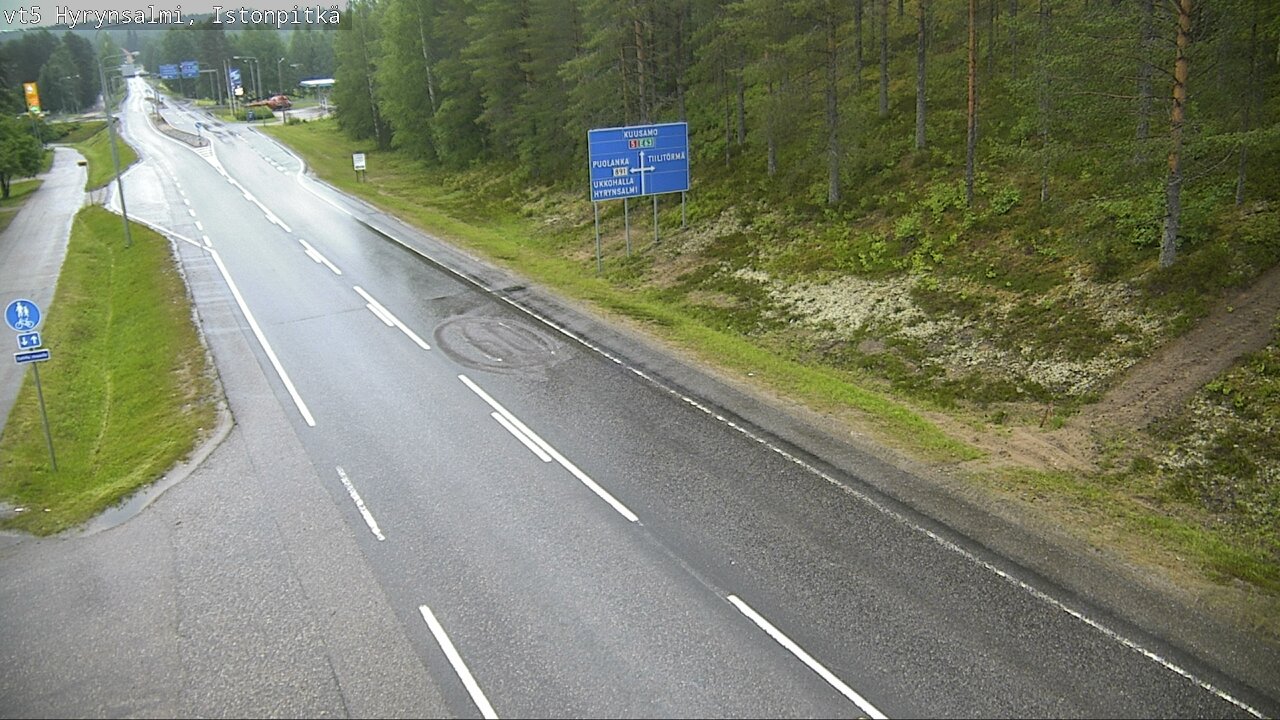 Kelikamerat Kuva Tie 5 Hyrynsalmi, Istonpitkä, Hyrynsalmi, Kainuu