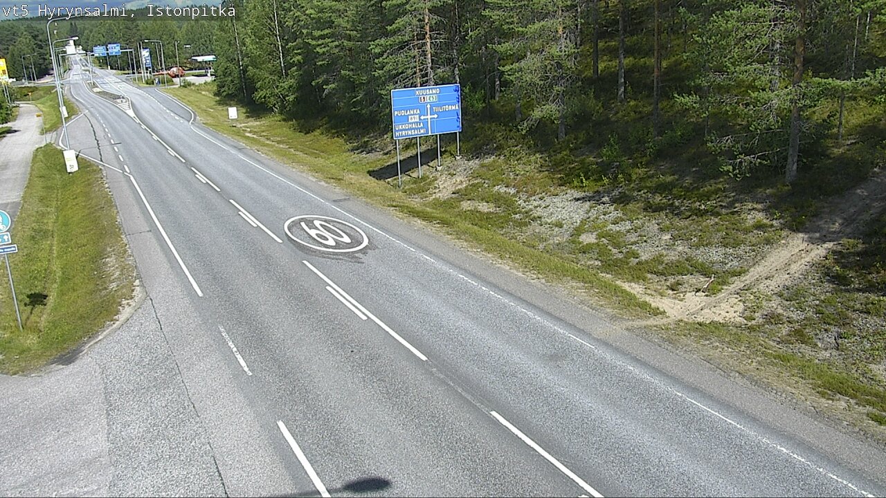 Kelikamerat Kuva Tie 5 Hyrynsalmi, Istonpitkä, Hyrynsalmi, Kainuu