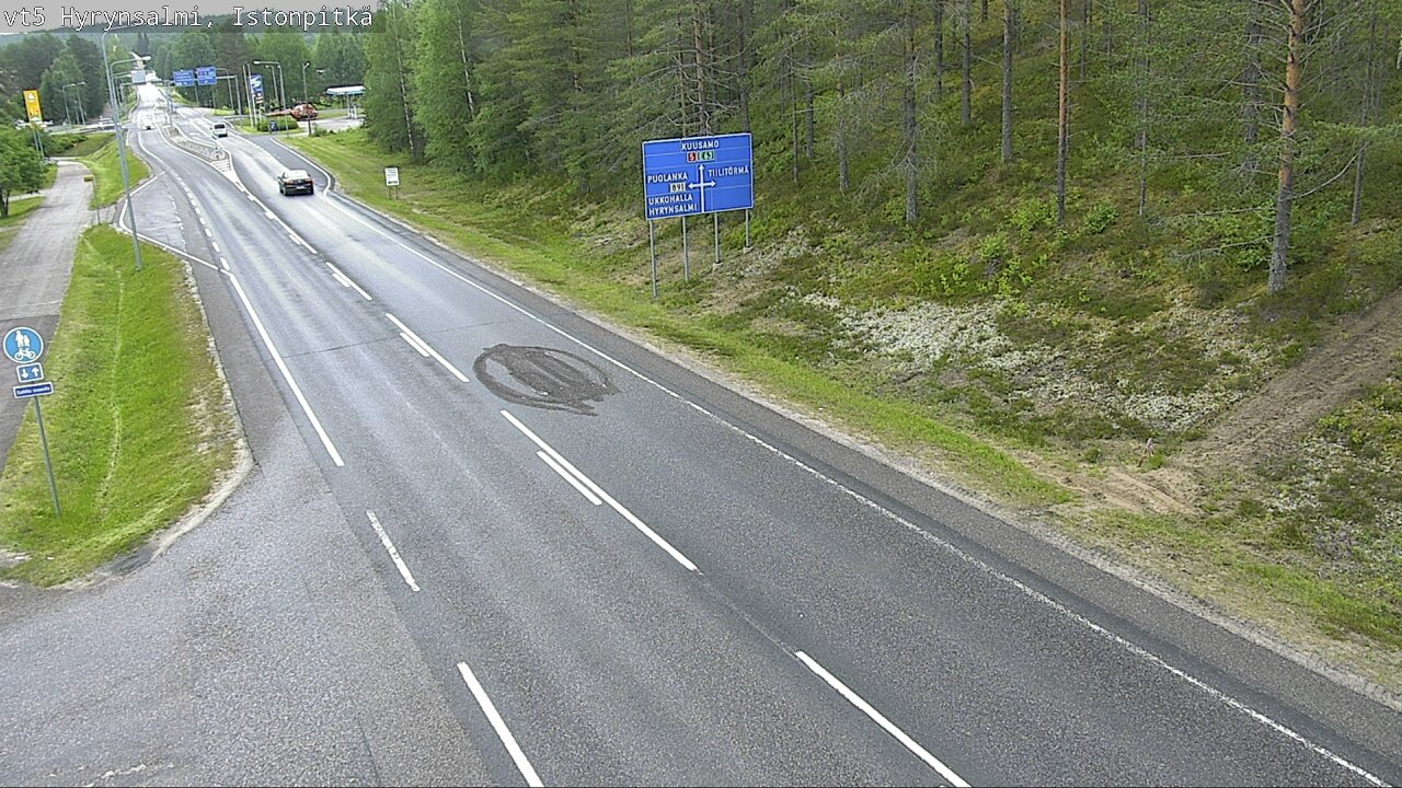 Kelikamerat Kuva Tie 5 Hyrynsalmi, Istonpitkä, Hyrynsalmi, Kainuu