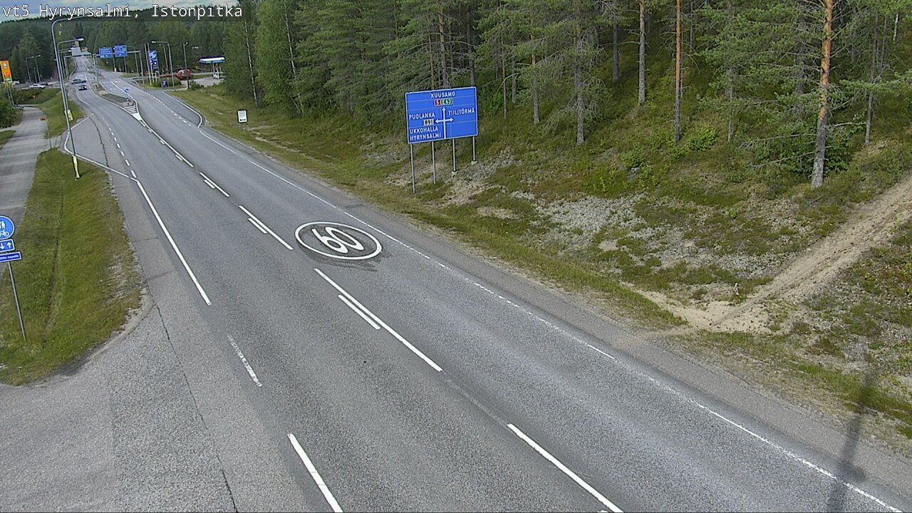 Kelikamerat Kuva Tie 5 Hyrynsalmi, Istonpitkä, Hyrynsalmi, Kainuu