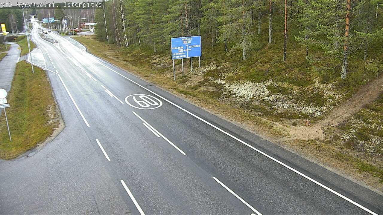 Kelikamerat Kuva Tie 5 Hyrynsalmi, Istonpitkä, Hyrynsalmi, Kainuu