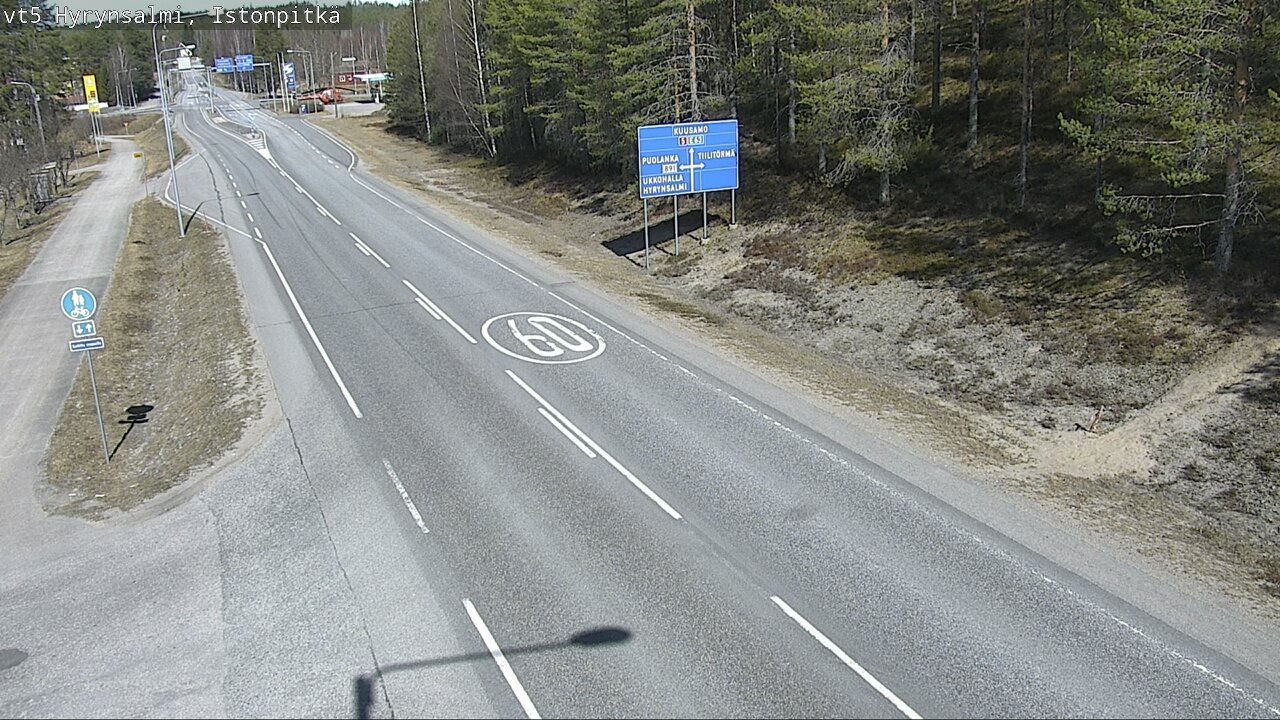 Kelikamerat Kuva Tie 5 Hyrynsalmi, Istonpitkä, Hyrynsalmi, Kainuu