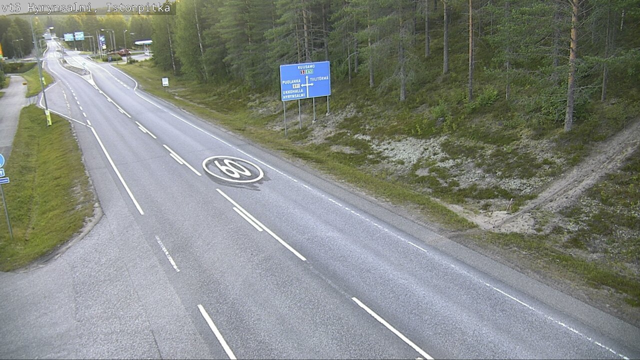 Kelikamerat Kuva Tie 5 Hyrynsalmi, Istonpitkä, Hyrynsalmi, Kainuu