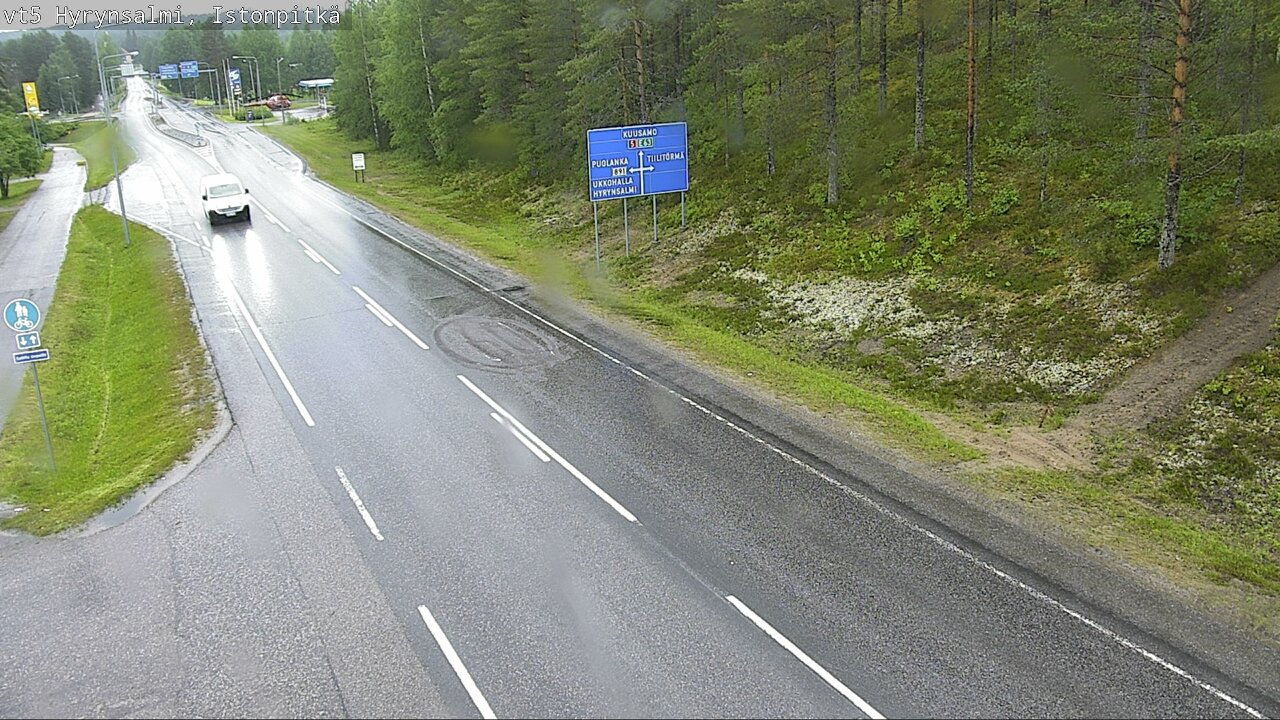 Kelikamerat Kuva Tie 5 Hyrynsalmi, Istonpitkä, Hyrynsalmi, Kainuu