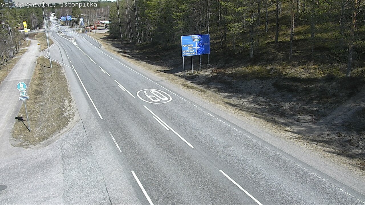 Kelikamerat Kuva Tie 5 Hyrynsalmi, Istonpitkä, Hyrynsalmi, Kainuu