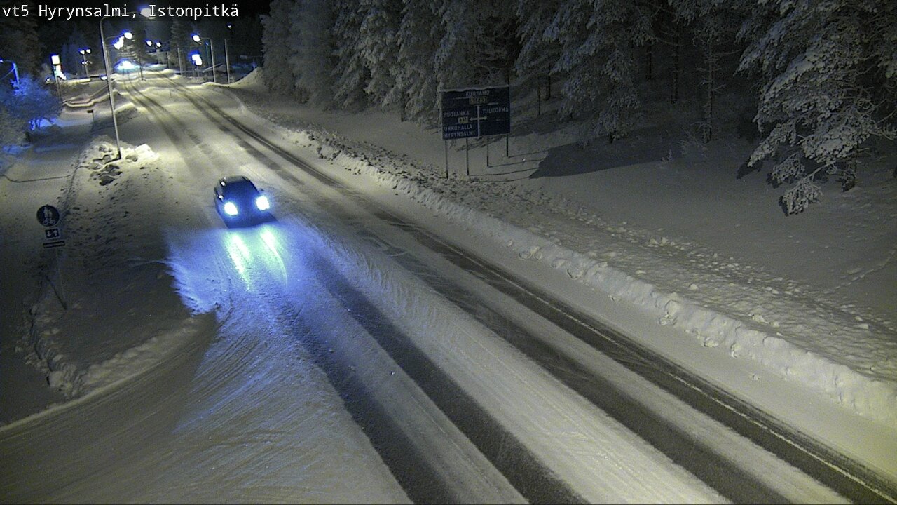 Kelikamerat Kuva Tie 5 Hyrynsalmi, Istonpitkä, Hyrynsalmi, Kainuu