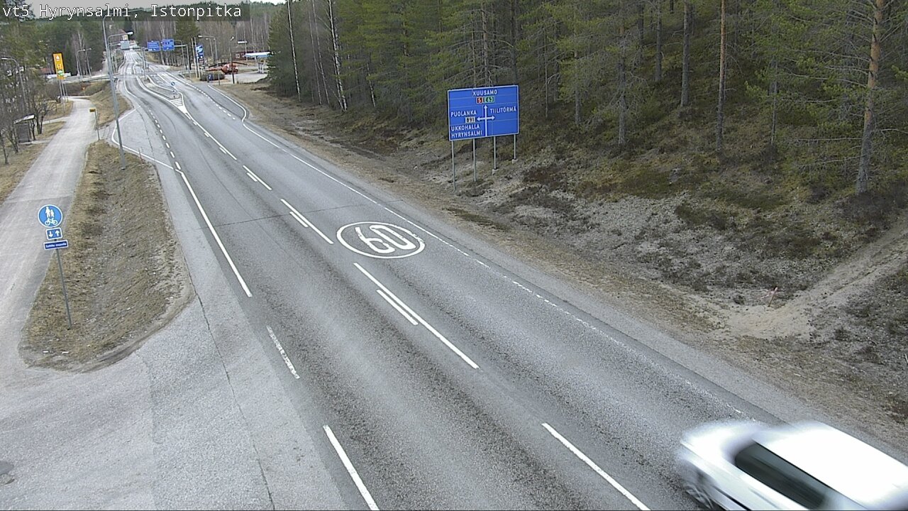 Kelikamerat Kuva Tie 5 Hyrynsalmi, Istonpitkä, Hyrynsalmi, Kainuu