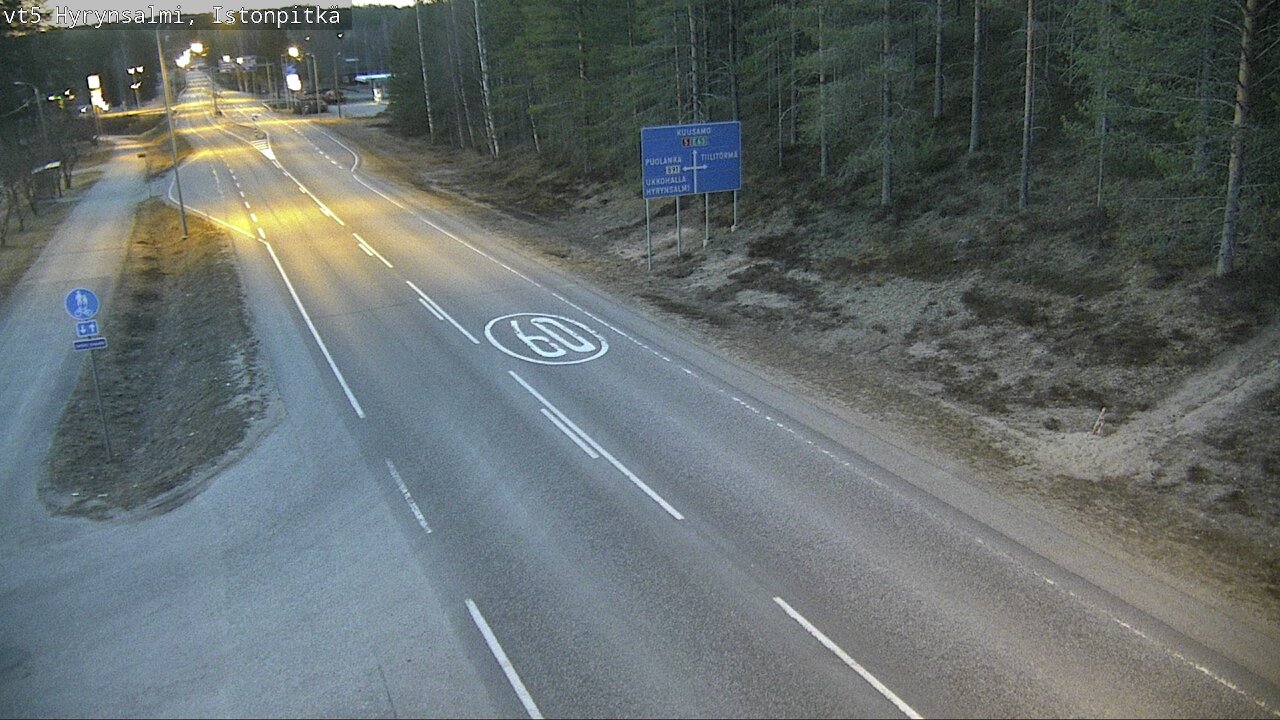 Kelikamerat Kuva Tie 5 Hyrynsalmi, Istonpitkä, Hyrynsalmi, Kainuu
