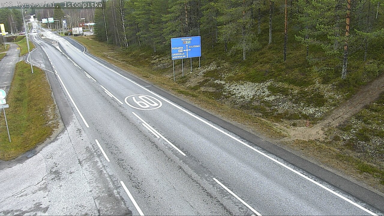 Kelikamerat Kuva Tie 5 Hyrynsalmi, Istonpitkä, Hyrynsalmi, Kainuu