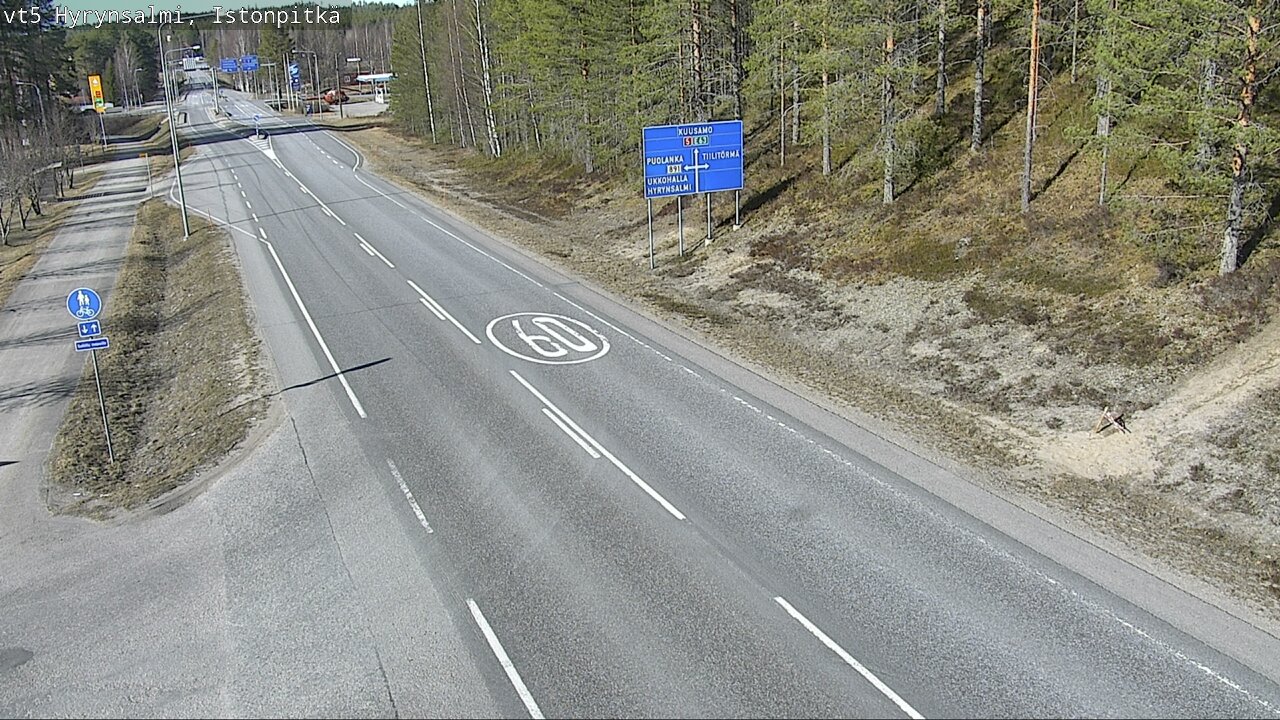 Kelikamerat Kuva Tie 5 Hyrynsalmi, Istonpitkä, Hyrynsalmi, Kainuu
