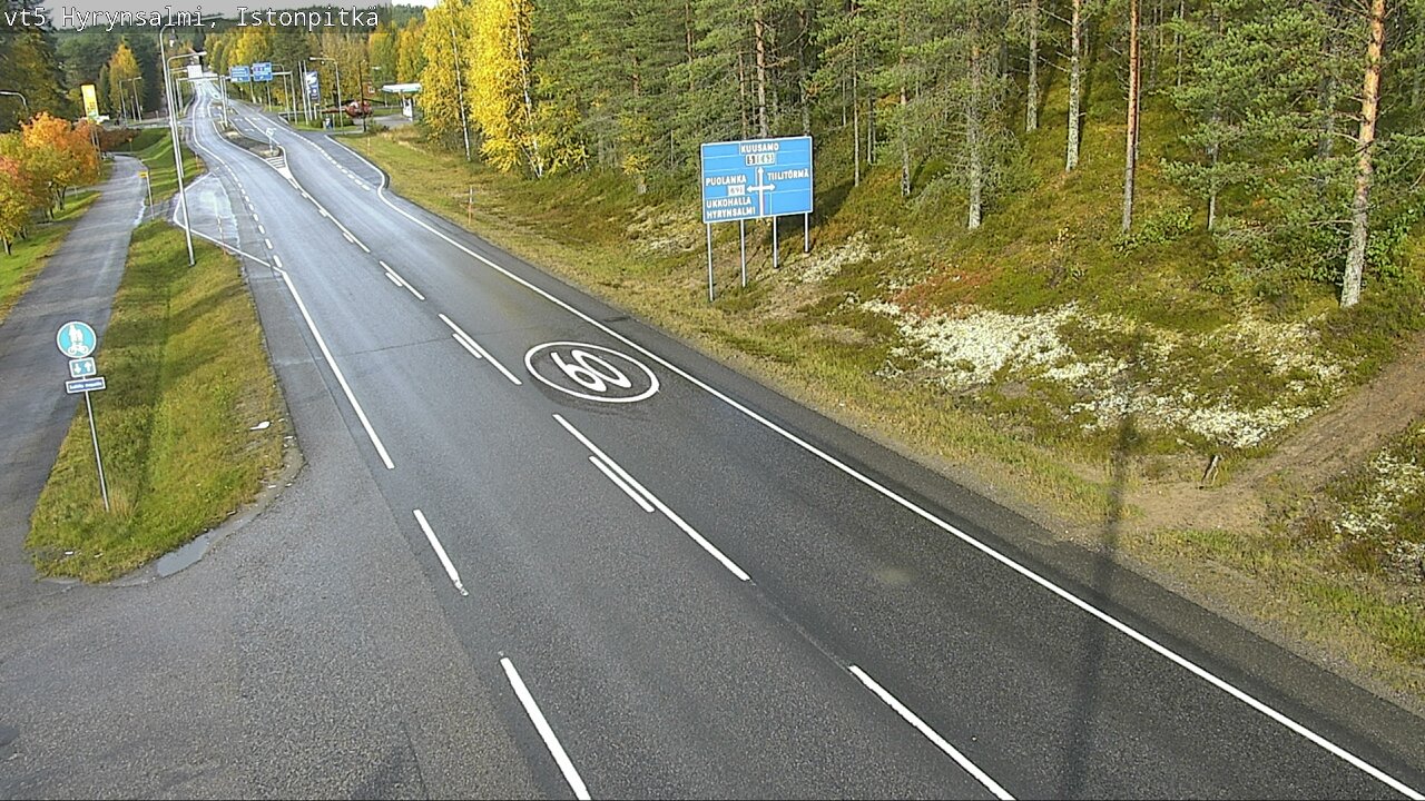 Kelikamerat Kuva Tie 5 Hyrynsalmi, Istonpitkä, Hyrynsalmi, Kainuu
