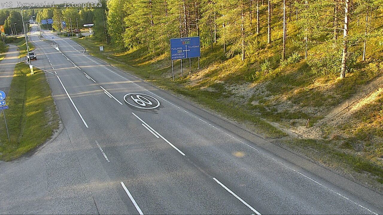 Kelikamerat Kuva Tie 5 Hyrynsalmi, Istonpitkä, Hyrynsalmi, Kainuu