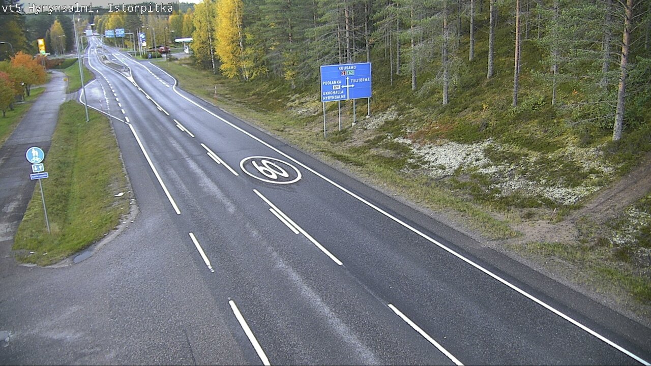 Kelikamerat Kuva Tie 5 Hyrynsalmi, Istonpitkä, Hyrynsalmi, Kainuu