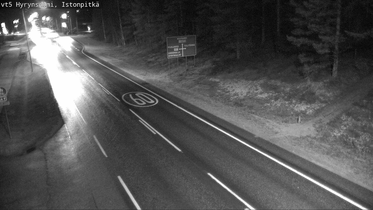 Kelikamerat Kuva Tie 5 Hyrynsalmi, Istonpitkä, Hyrynsalmi, Kainuu