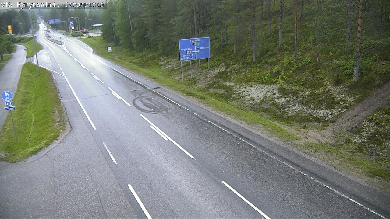 Kelikamerat Kuva Tie 5 Hyrynsalmi, Istonpitkä, Hyrynsalmi, Kainuu