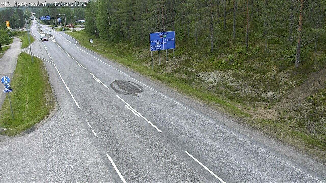 Kelikamerat Kuva Tie 5 Hyrynsalmi, Istonpitkä, Hyrynsalmi, Kainuu