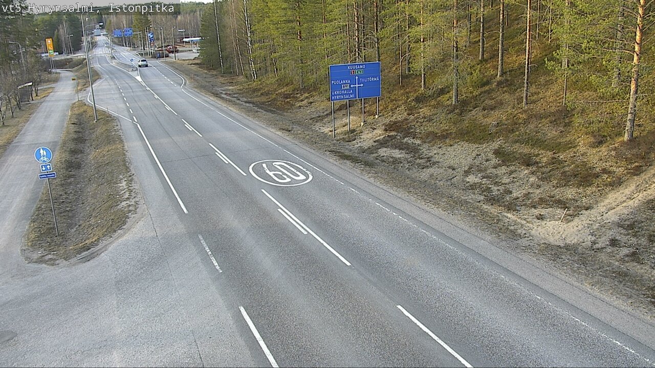 Kelikamerat Kuva Tie 5 Hyrynsalmi, Istonpitkä, Hyrynsalmi, Kainuu