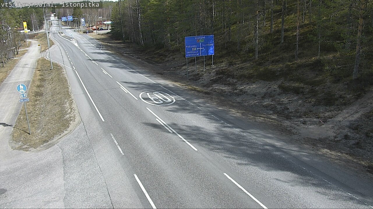 Kelikamerat Kuva Tie 5 Hyrynsalmi, Istonpitkä, Hyrynsalmi, Kainuu