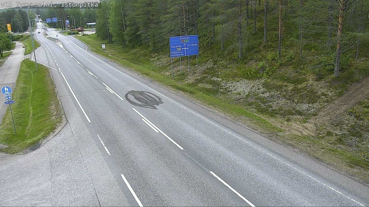 Kelikamerat Kuva Tie 5 Hyrynsalmi, Istonpitkä, Hyrynsalmi, Kainuu