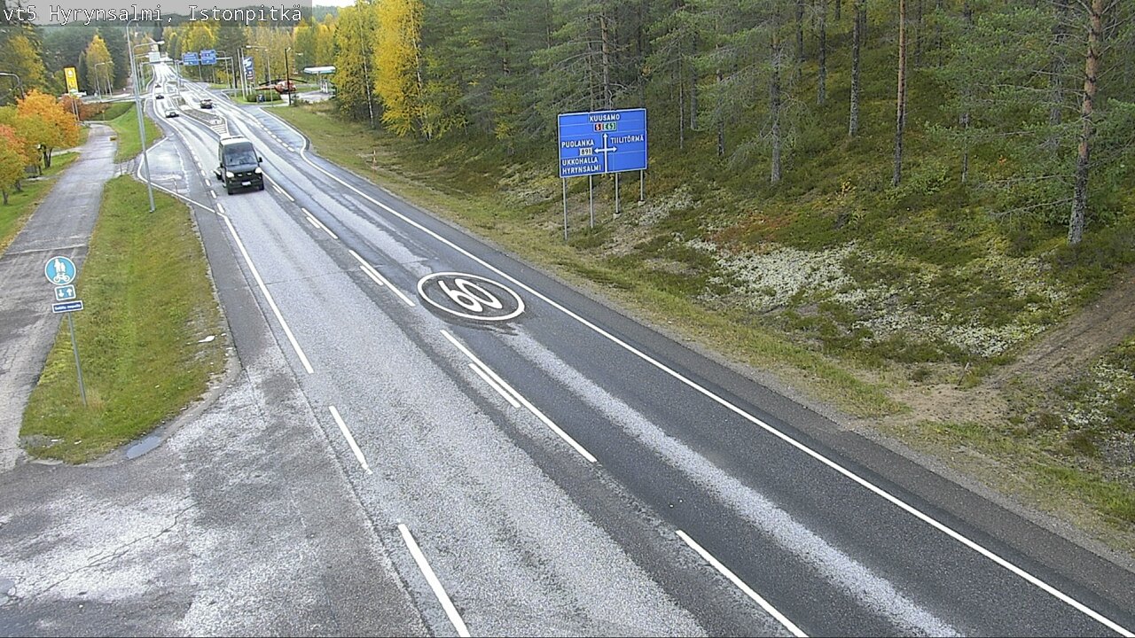 Kelikamerat Kuva Tie 5 Hyrynsalmi, Istonpitkä, Hyrynsalmi, Kainuu