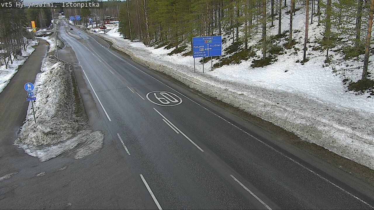 Kelikamerat Kuva Tie 5 Hyrynsalmi, Istonpitkä, Hyrynsalmi, Kainuu