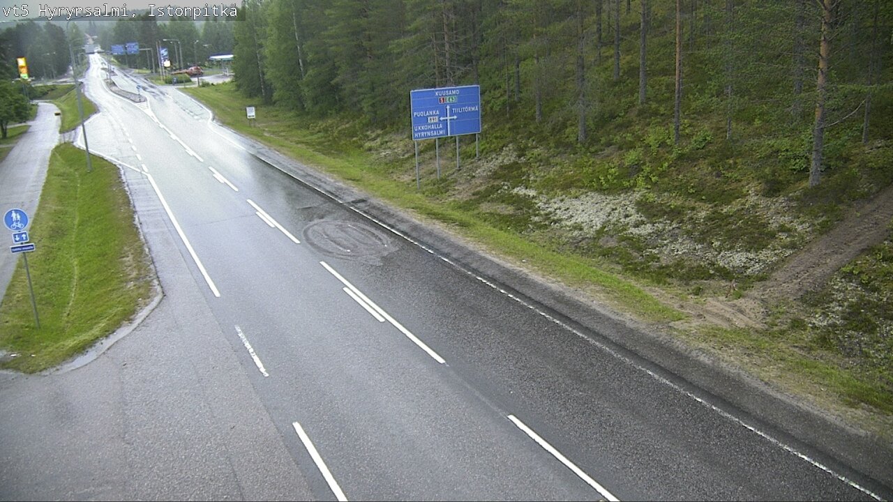 Kelikamerat Kuva Tie 5 Hyrynsalmi, Istonpitkä, Hyrynsalmi, Kainuu