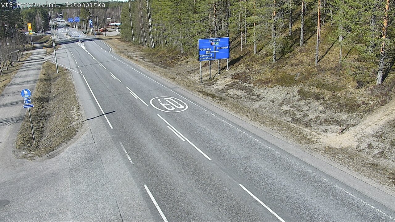 Kelikamerat Kuva Tie 5 Hyrynsalmi, Istonpitkä, Hyrynsalmi, Kainuu