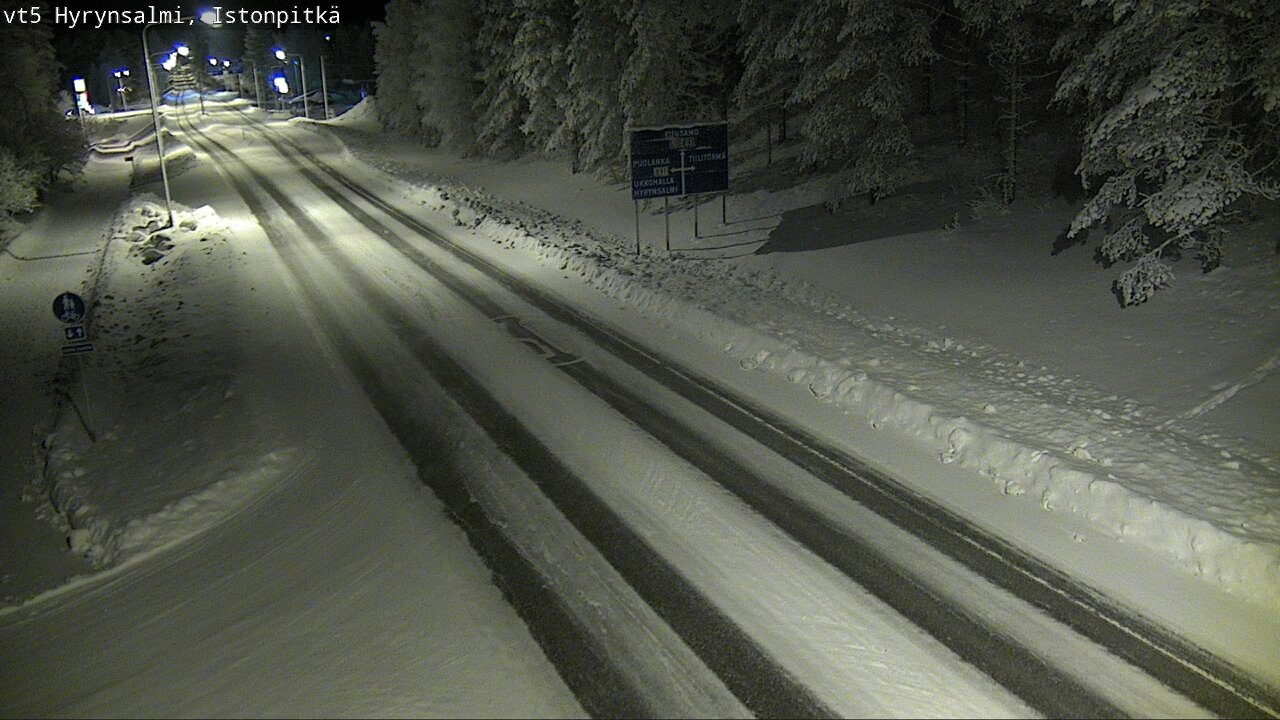 Kelikamerat Kuva Tie 5 Hyrynsalmi, Istonpitkä, Hyrynsalmi, Kainuu