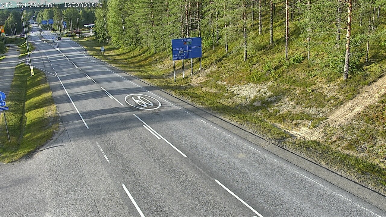Kelikamerat Kuva Tie 5 Hyrynsalmi, Istonpitkä, Hyrynsalmi, Kainuu