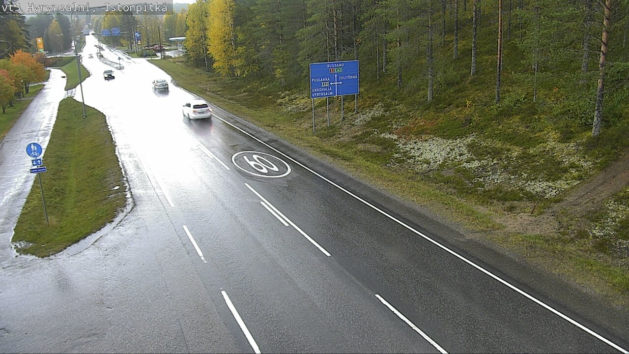 Kelikamerat Kuva Tie 5 Hyrynsalmi, Istonpitkä, Hyrynsalmi, Kainuu
