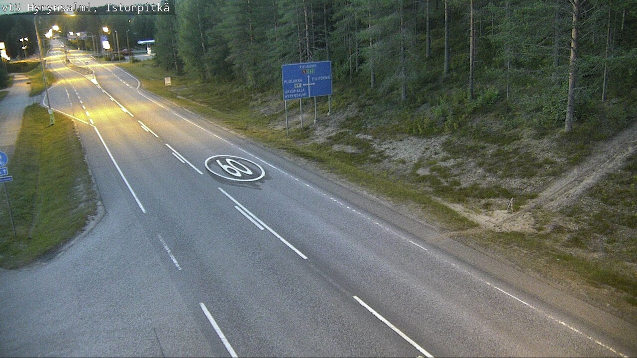 Kelikamerat Kuva Tie 5 Hyrynsalmi, Istonpitkä, Hyrynsalmi, Kainuu