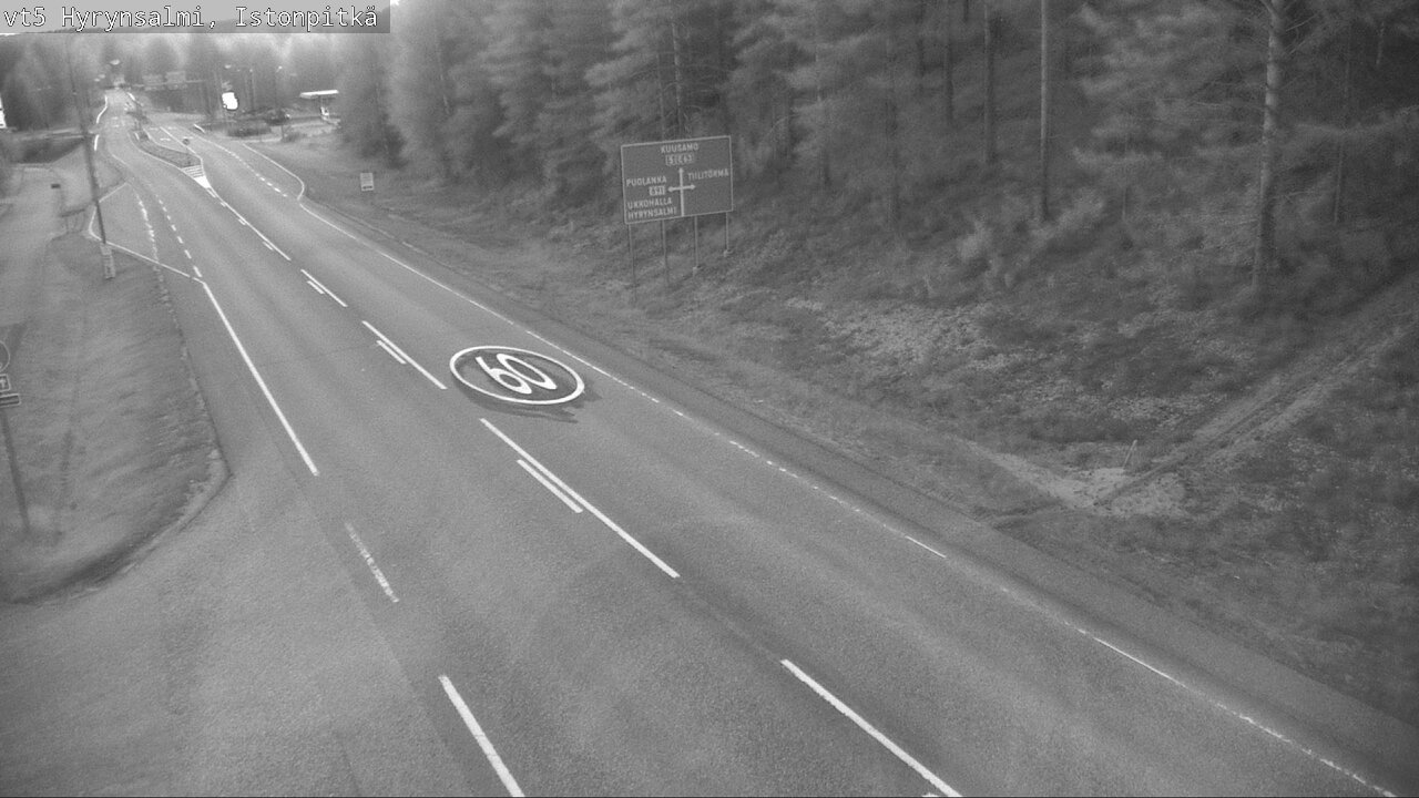 Kelikamerat Kuva Tie 5 Hyrynsalmi, Istonpitkä, Hyrynsalmi, Kainuu