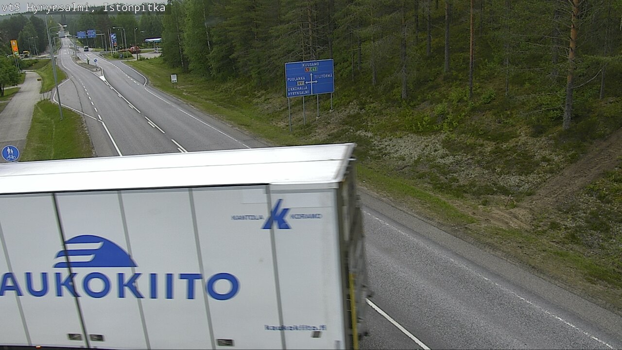 Kelikamerat Kuva Tie 5 Hyrynsalmi, Istonpitkä, Hyrynsalmi, Kainuu