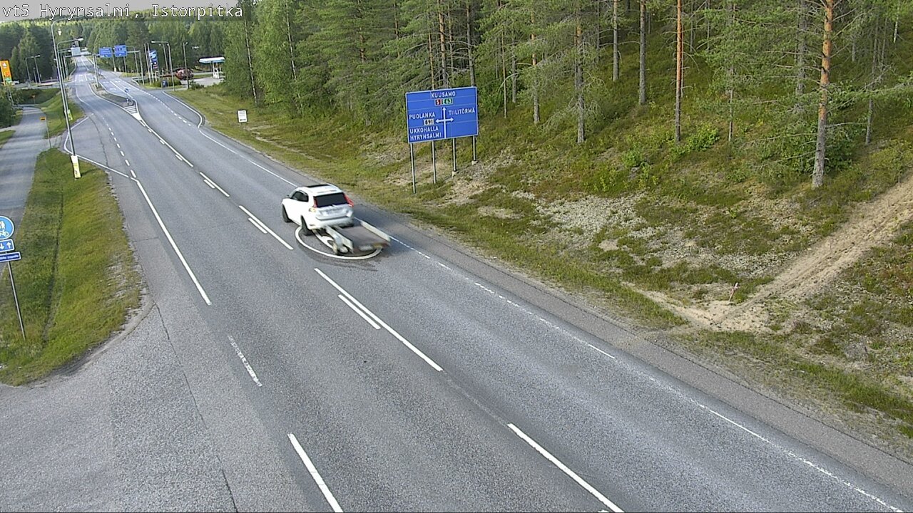 Kelikamerat Kuva Tie 5 Hyrynsalmi, Istonpitkä, Hyrynsalmi, Kainuu