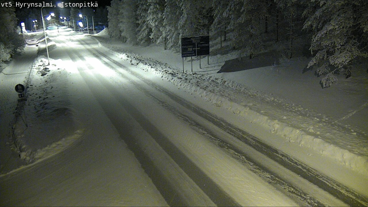 Kelikamerat Kuva Tie 5 Hyrynsalmi, Istonpitkä, Hyrynsalmi, Kainuu