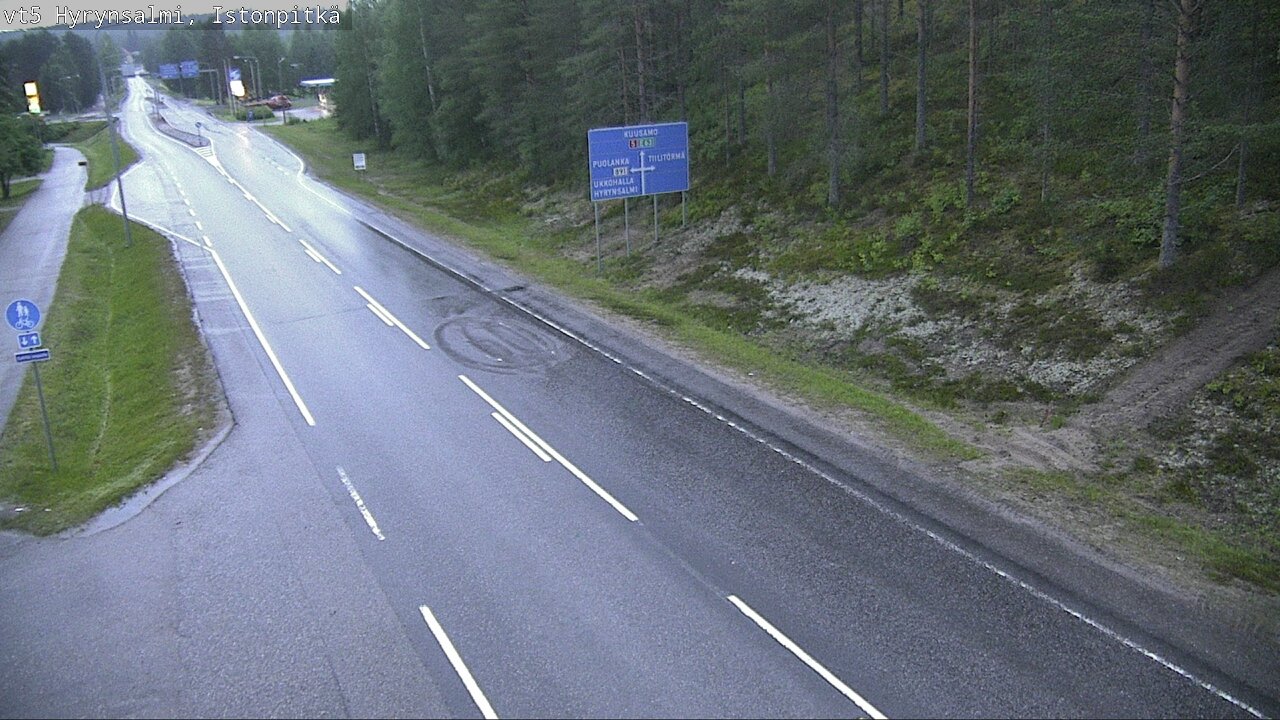 Kelikamerat Kuva Tie 5 Hyrynsalmi, Istonpitkä, Hyrynsalmi, Kainuu