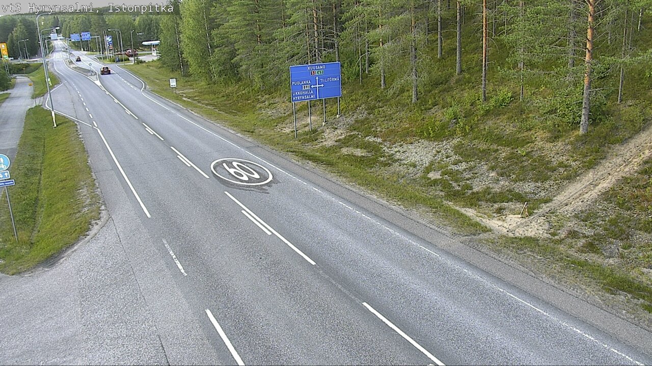Kelikamerat Kuva Tie 5 Hyrynsalmi, Istonpitkä, Hyrynsalmi, Kainuu