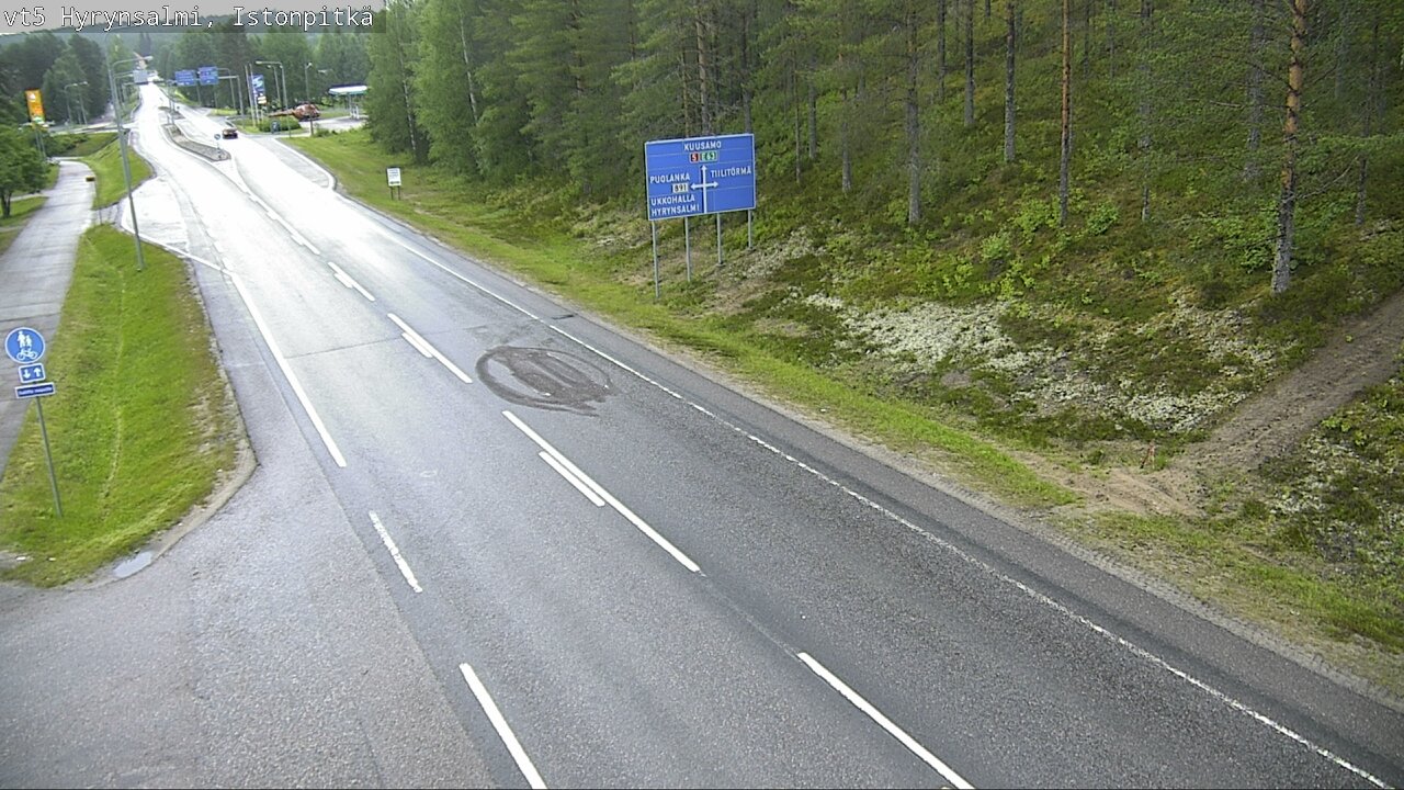 Kelikamerat Kuva Tie 5 Hyrynsalmi, Istonpitkä, Hyrynsalmi, Kainuu