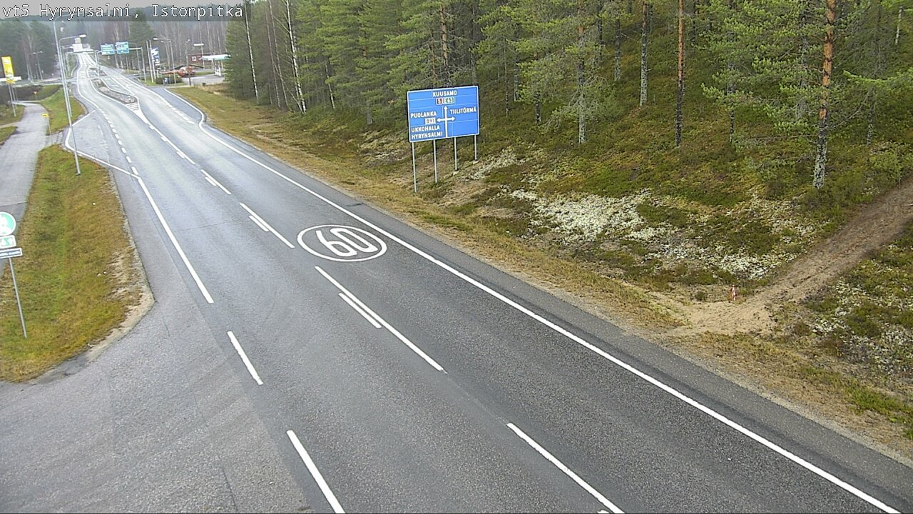 Kelikamerat Kuva Tie 5 Hyrynsalmi, Istonpitkä, Hyrynsalmi, Kainuu