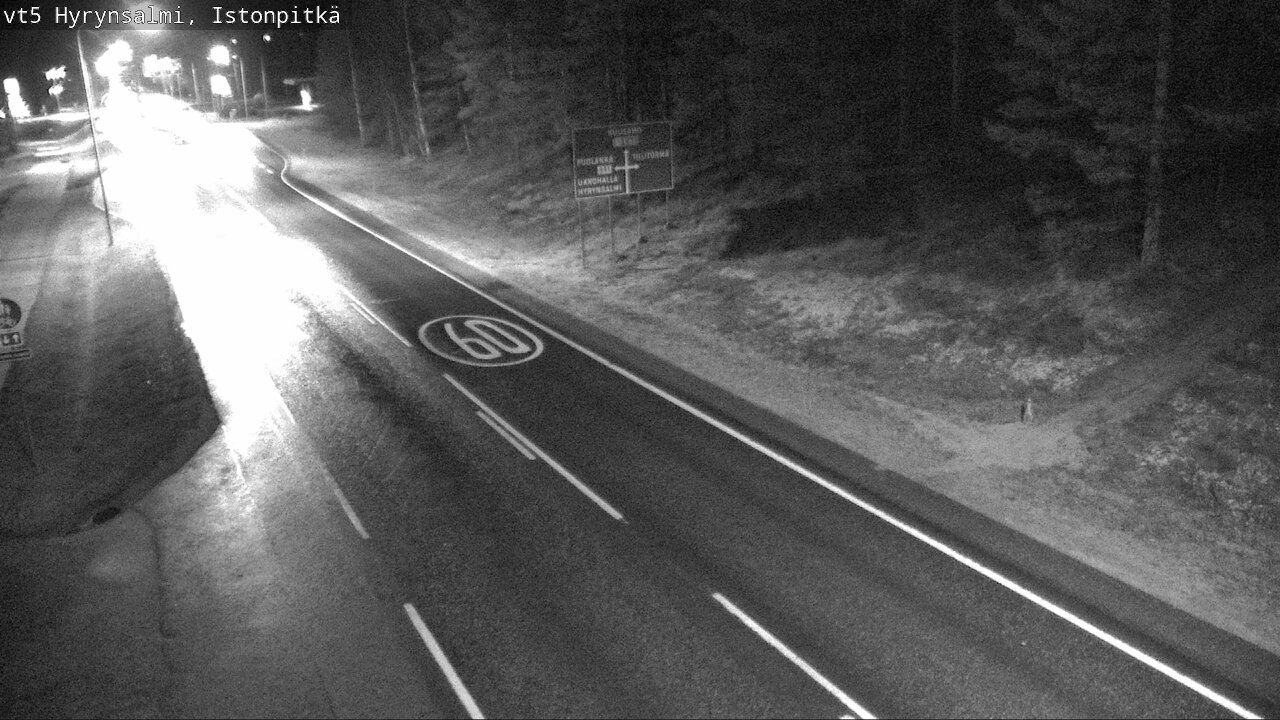 Kelikamerat Kuva Tie 5 Hyrynsalmi, Istonpitkä, Hyrynsalmi, Kainuu