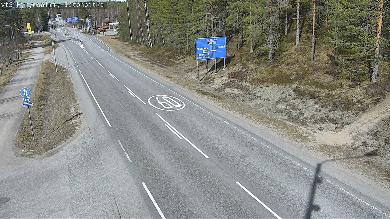 Kelikamerat Kuva Tie 5 Hyrynsalmi, Istonpitkä, Hyrynsalmi, Kainuu