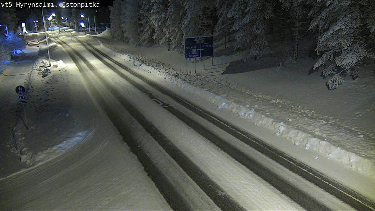 Kelikamerat Kuva Tie 5 Hyrynsalmi, Istonpitkä, Hyrynsalmi, Kainuu