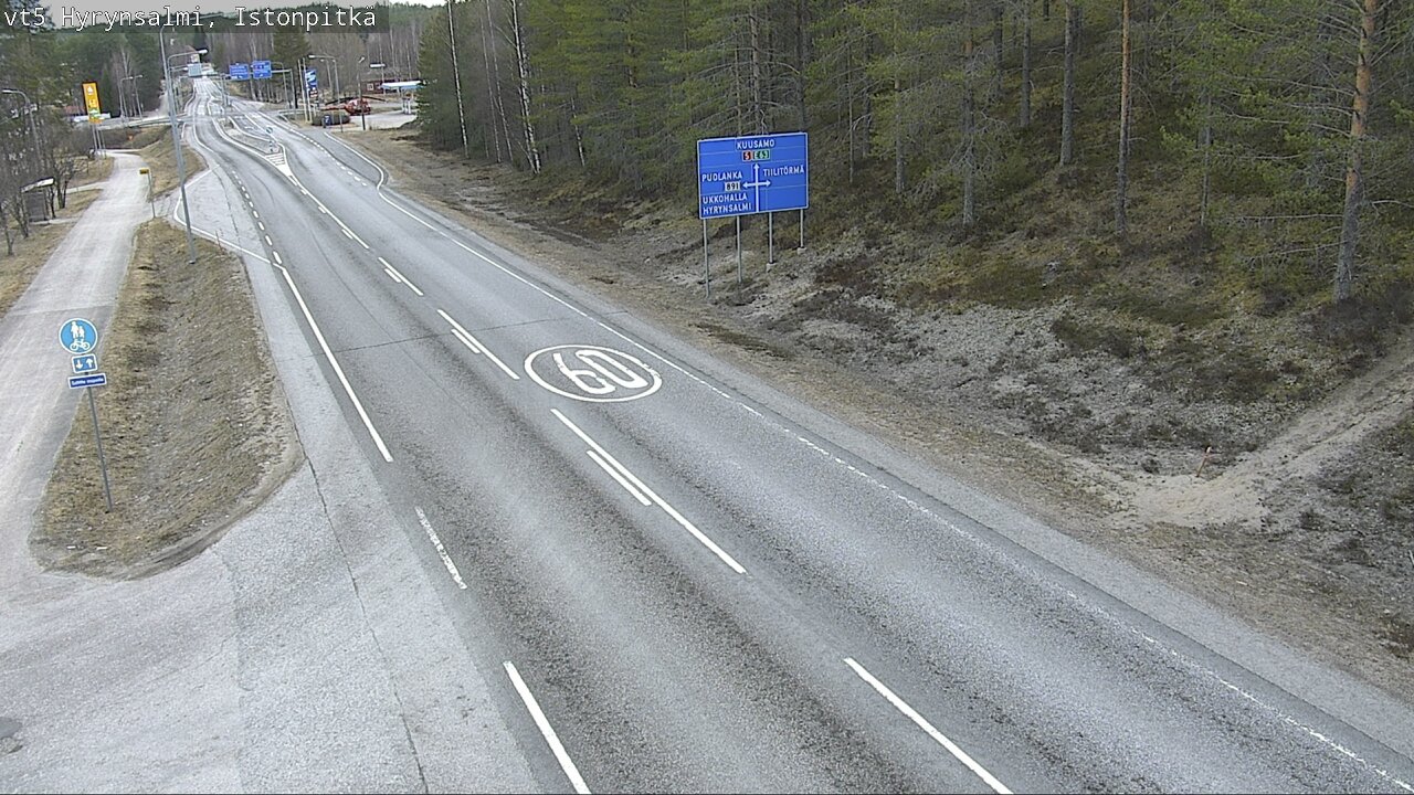 Kelikamerat Kuva Tie 5 Hyrynsalmi, Istonpitkä, Hyrynsalmi, Kainuu