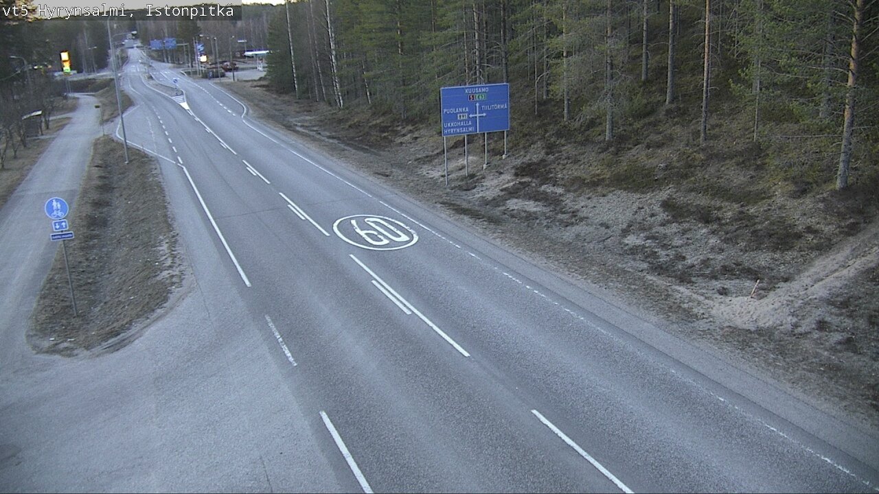 Kelikamerat Kuva Tie 5 Hyrynsalmi, Istonpitkä, Hyrynsalmi, Kainuu
