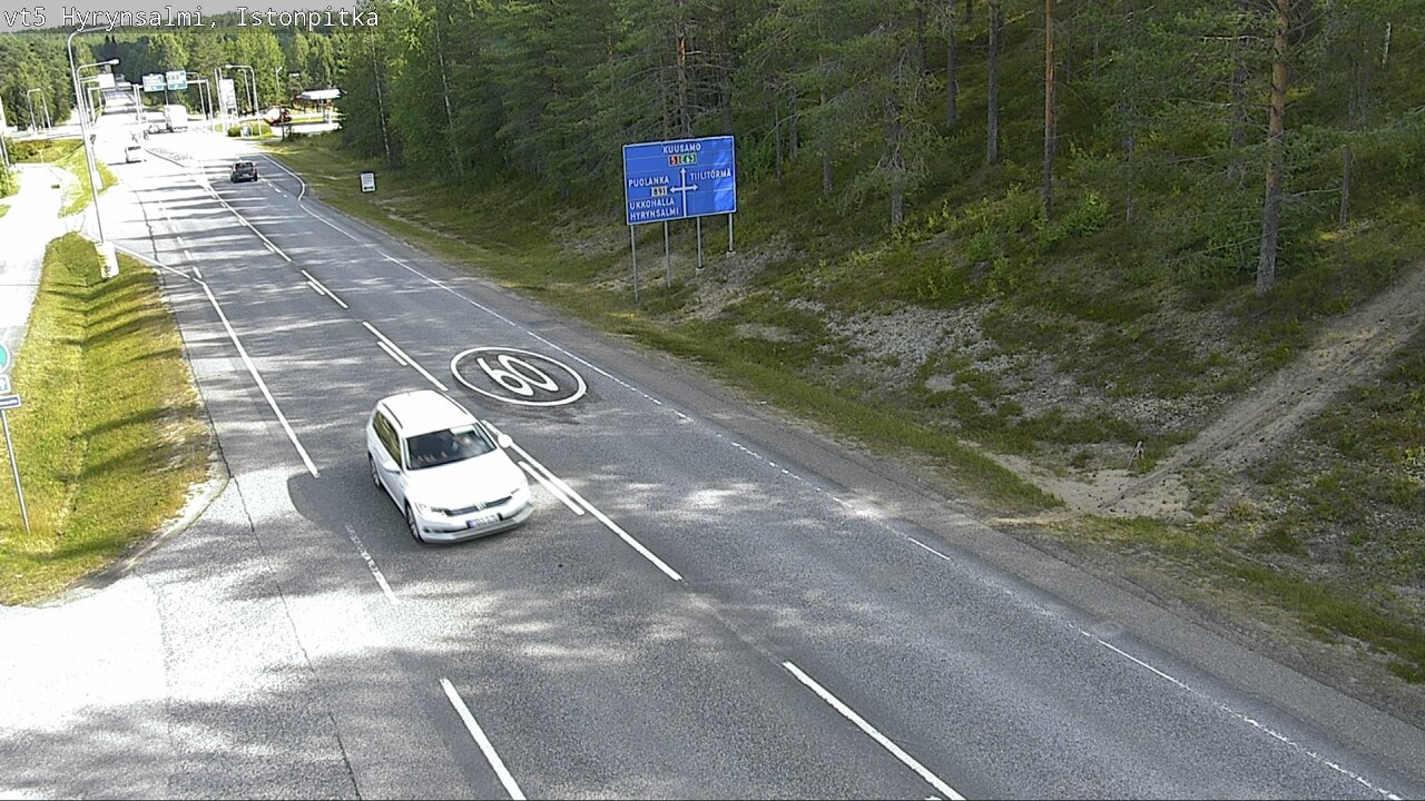 Kelikamerat Kuva Tie 5 Hyrynsalmi, Istonpitkä, Hyrynsalmi, Kainuu