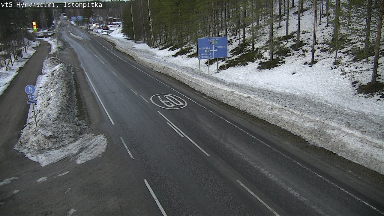 Kelikamerat Kuva Tie 5 Hyrynsalmi, Istonpitkä, Hyrynsalmi, Kainuu