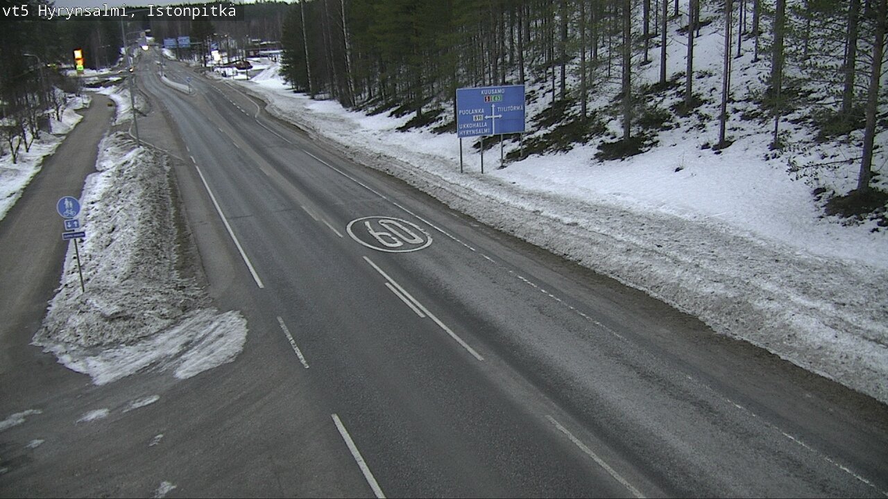 Kelikamerat Kuva Tie 5 Hyrynsalmi, Istonpitkä, Hyrynsalmi, Kainuu