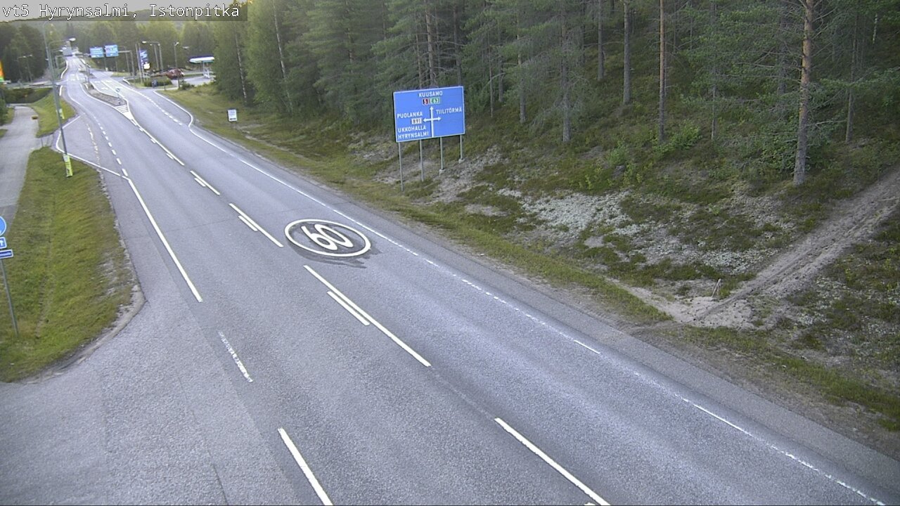 Kelikamerat Kuva Tie 5 Hyrynsalmi, Istonpitkä, Hyrynsalmi, Kainuu