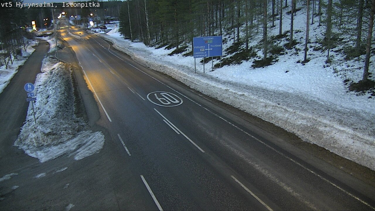 Kelikamerat Kuva Tie 5 Hyrynsalmi, Istonpitkä, Hyrynsalmi, Kainuu