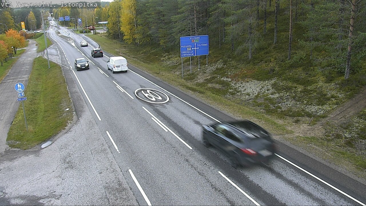 Kelikamerat Kuva Tie 5 Hyrynsalmi, Istonpitkä, Hyrynsalmi, Kainuu